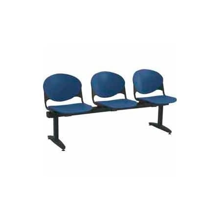 Kfi KFI Beam Seating - 3 Navy Seats 3-SEAT BEAM-P03 NAVY